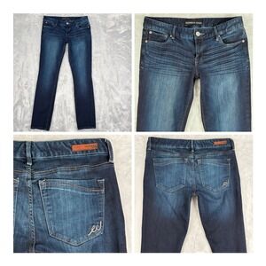 Express Jeans Skinny Women 10R (Fits 32x31) Dark Wash Stella Low Rise Whiskered